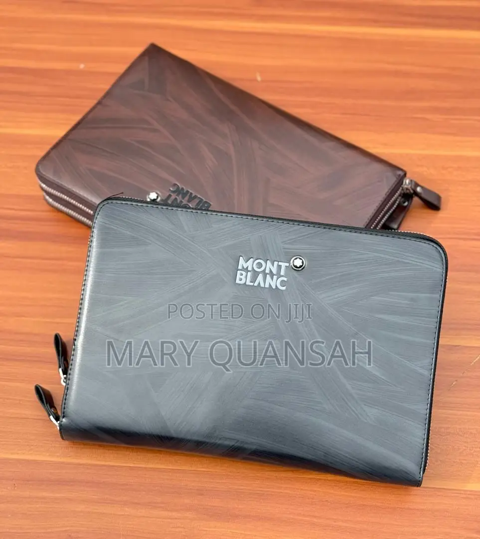 Mont Blanc Hand Clutch Double Zip