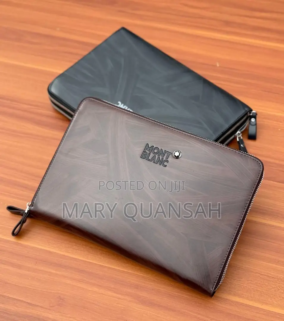 Mont Blanc Hand Clutch Double Zip