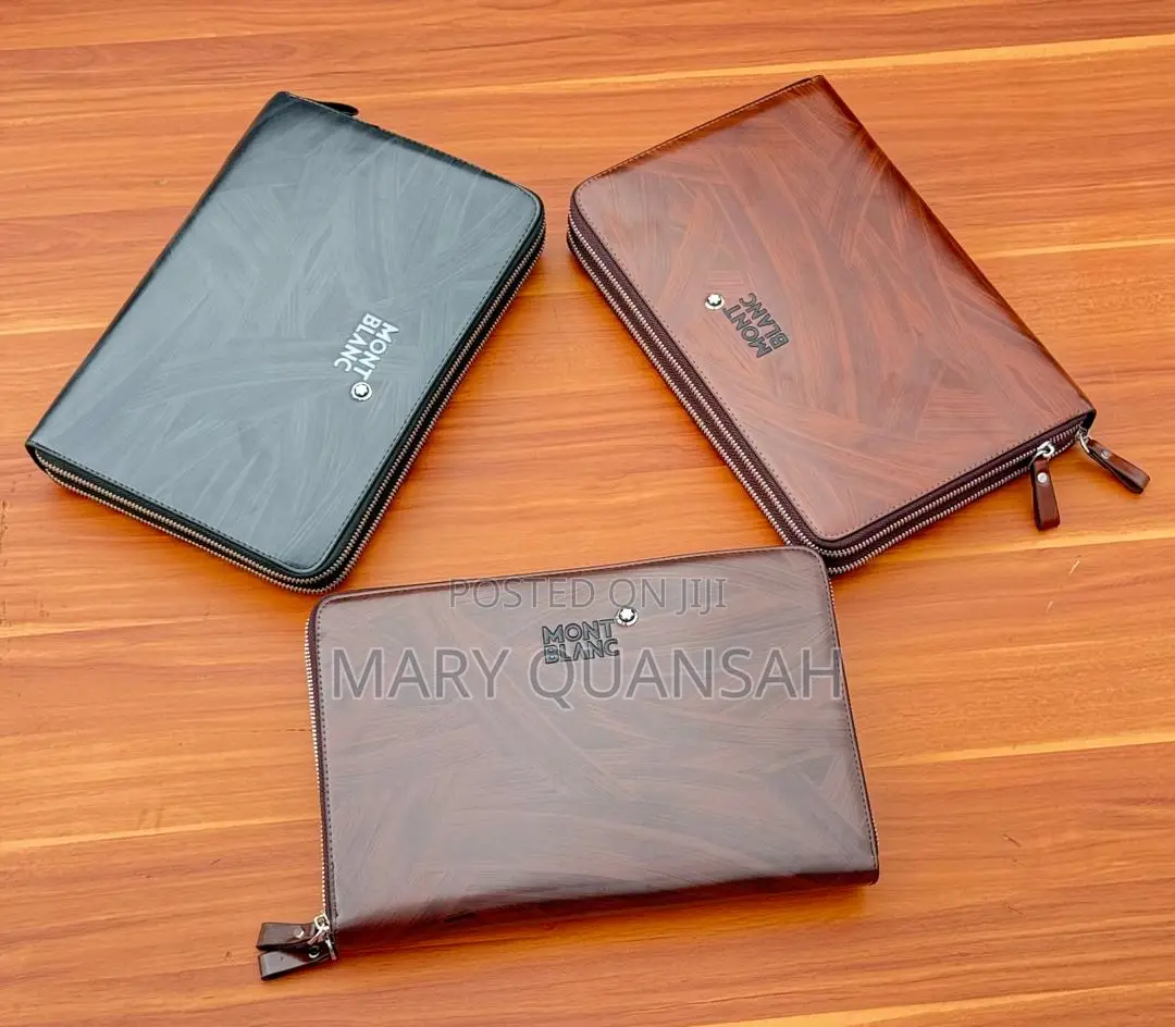 Mont Blanc Hand Clutch Double Zip