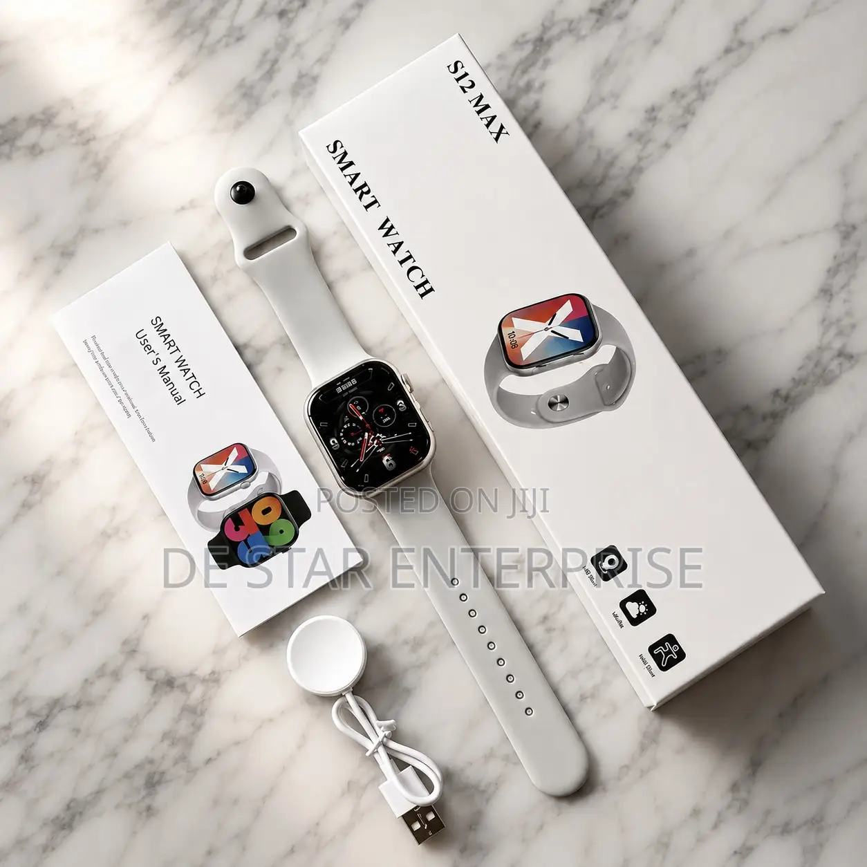 S12 MAX Smart Watch – Stylish Digital Watch With Fitness Features