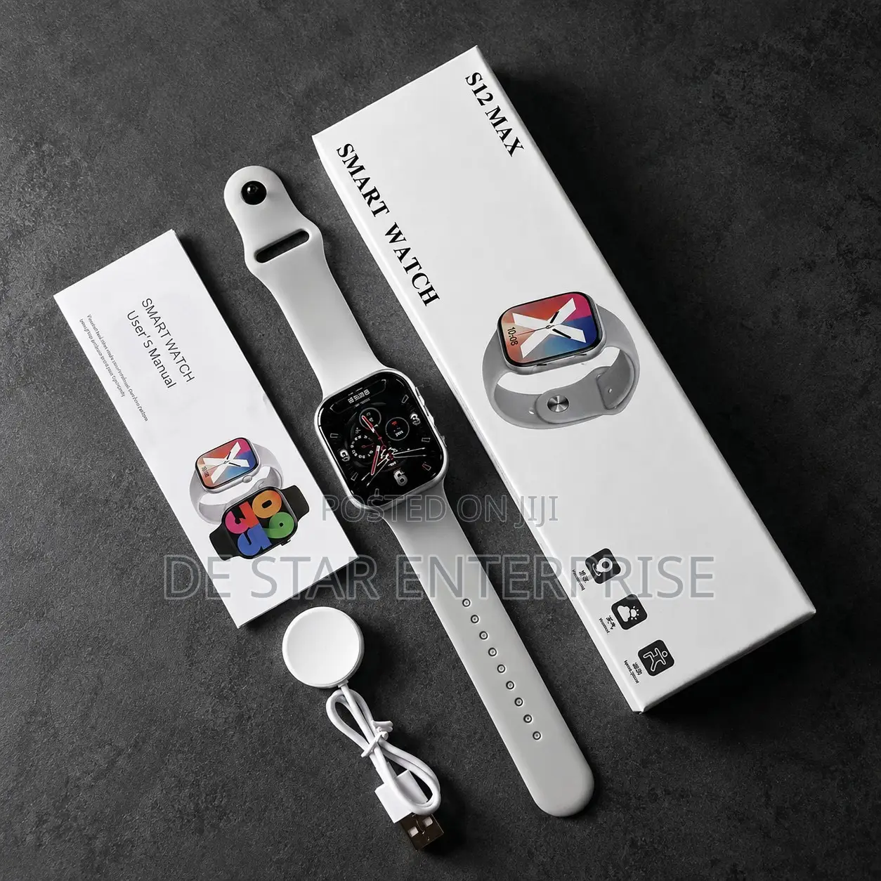 S12 MAX Smart Watch – Stylish Digital Watch With Fitness Features