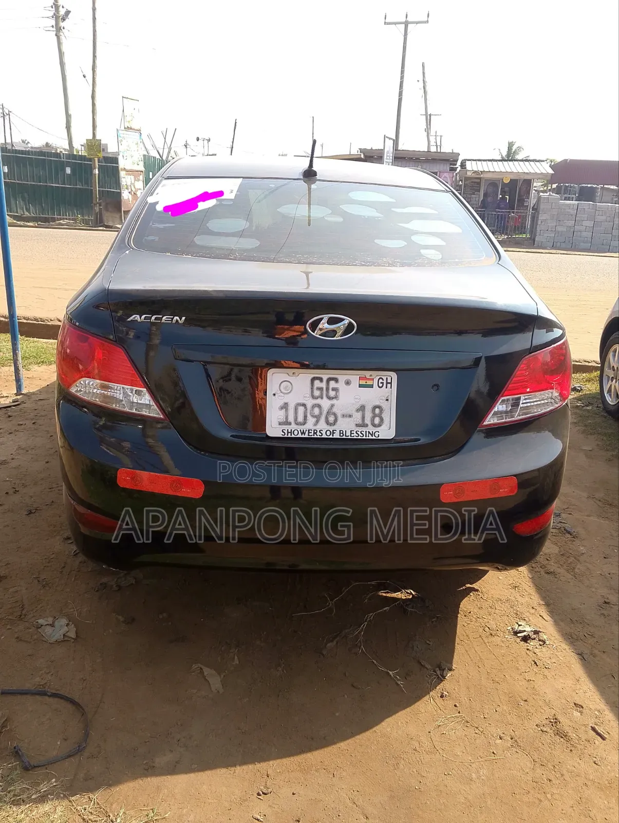 Hyundai Accent 2012 Black