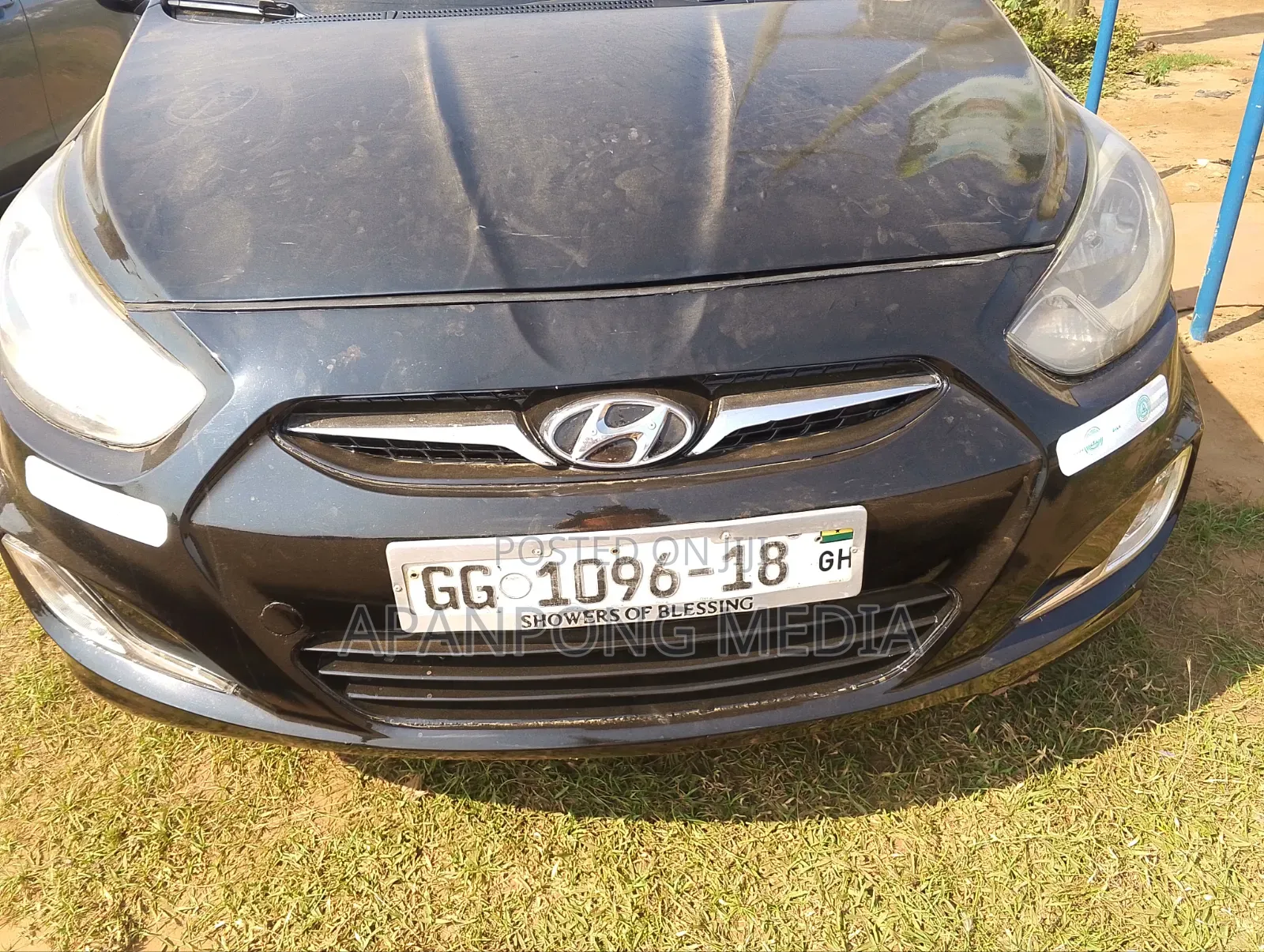 Hyundai Accent 2012 Black