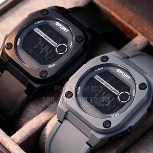 2pcs Versatile Couple Electronic Watch