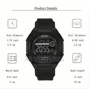 2pcs Versatile Couple Electronic Watch