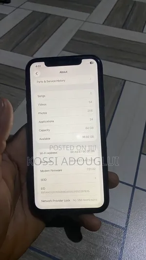 Apple iPhone 11 64 GB Black