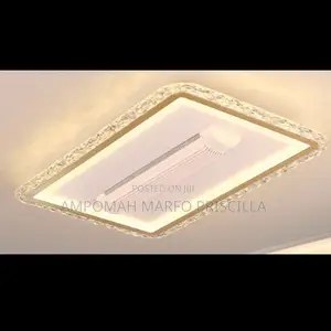 Blade-Less Ceiling Light With Movable Fan Function Like A.C