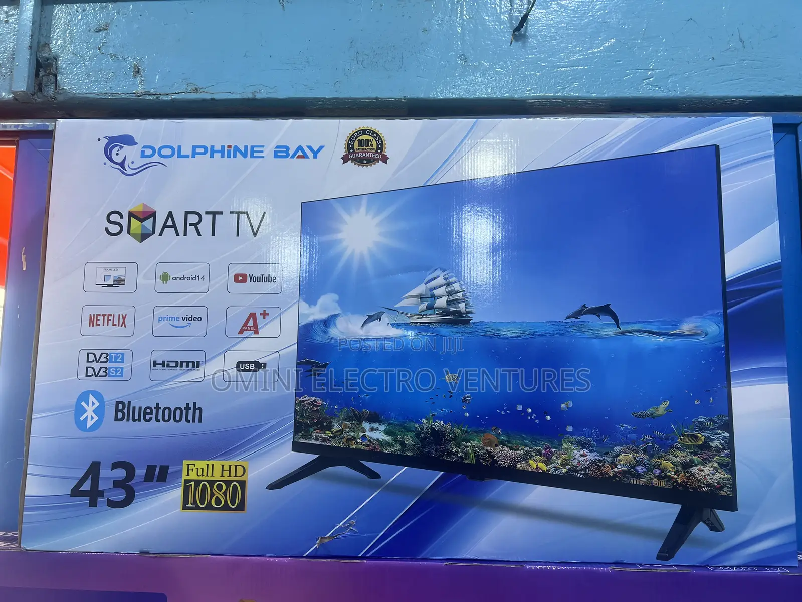 Dolphin Bay 43inches Smart Dolphin Bay Digital Satellite TV
