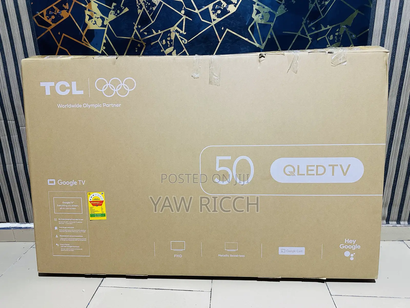 Brand New TCL QLED 50inches Smart Android Google Digital 2025 Model TV