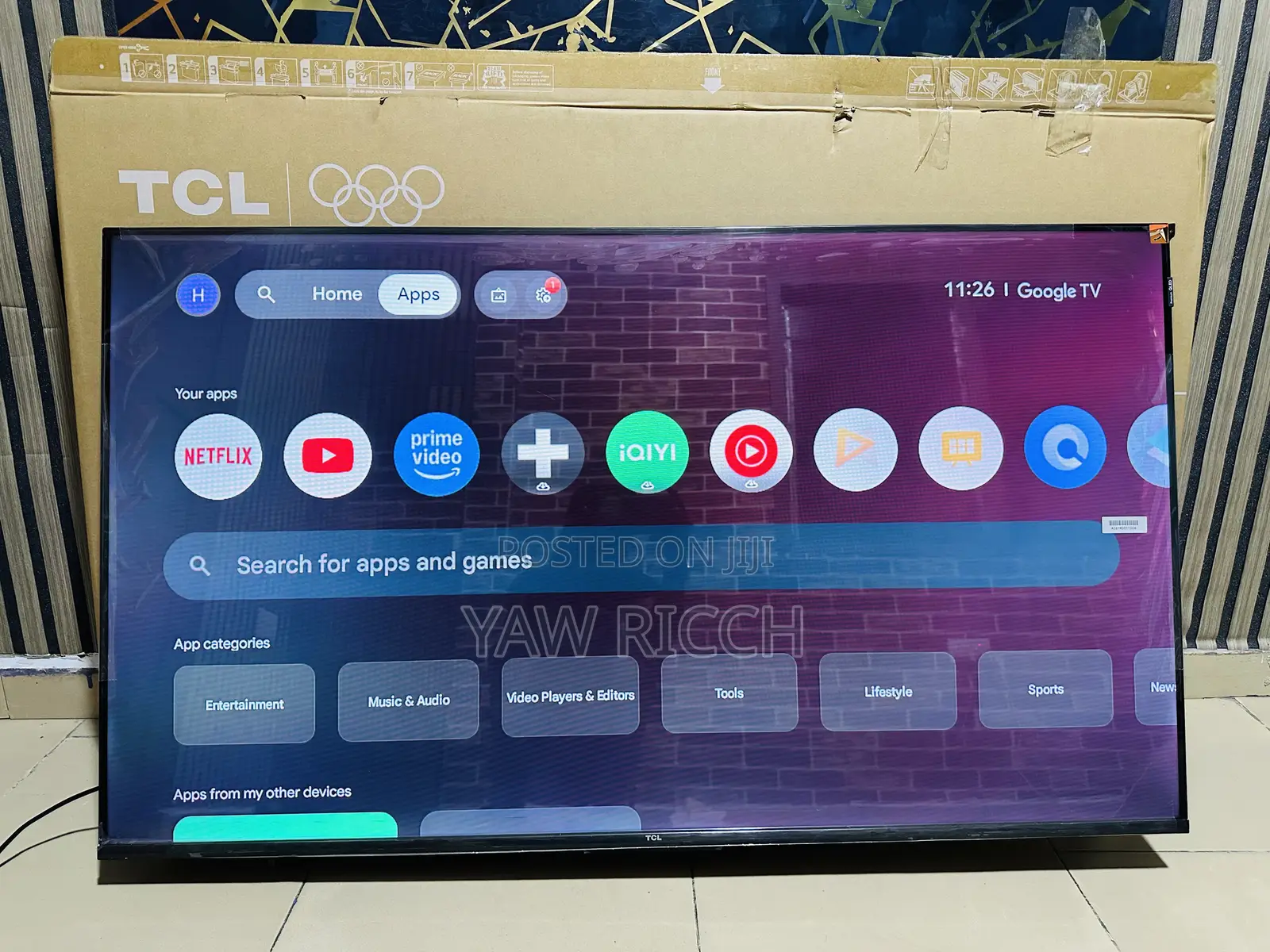 Brand New TCL QLED 50inches Smart Android Google Digital 2025 Model TV