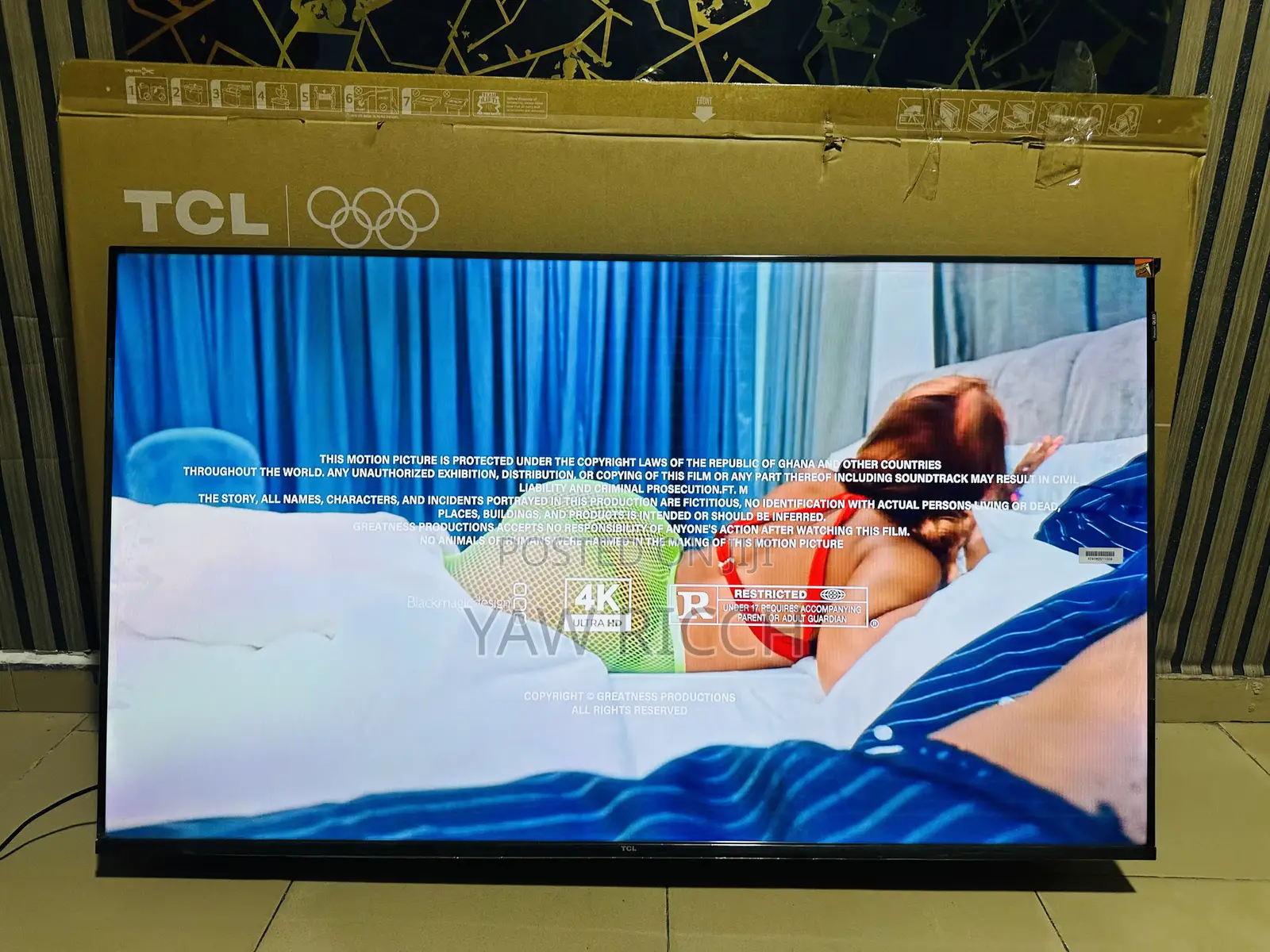 Brand New TCL QLED 50inches Smart Android Google Digital 2025 Model TV