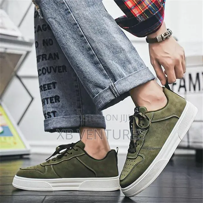 Army Green Casual Sneakers