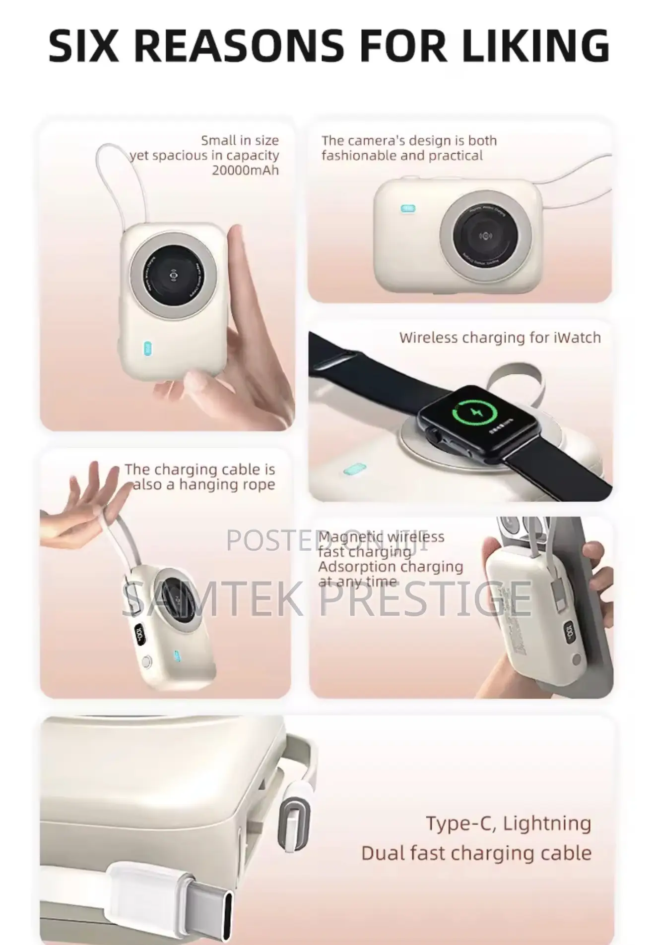 SamTek Ultra Slim Mini Power Bank