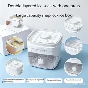 Ice Cube Tray + Ice Bucket