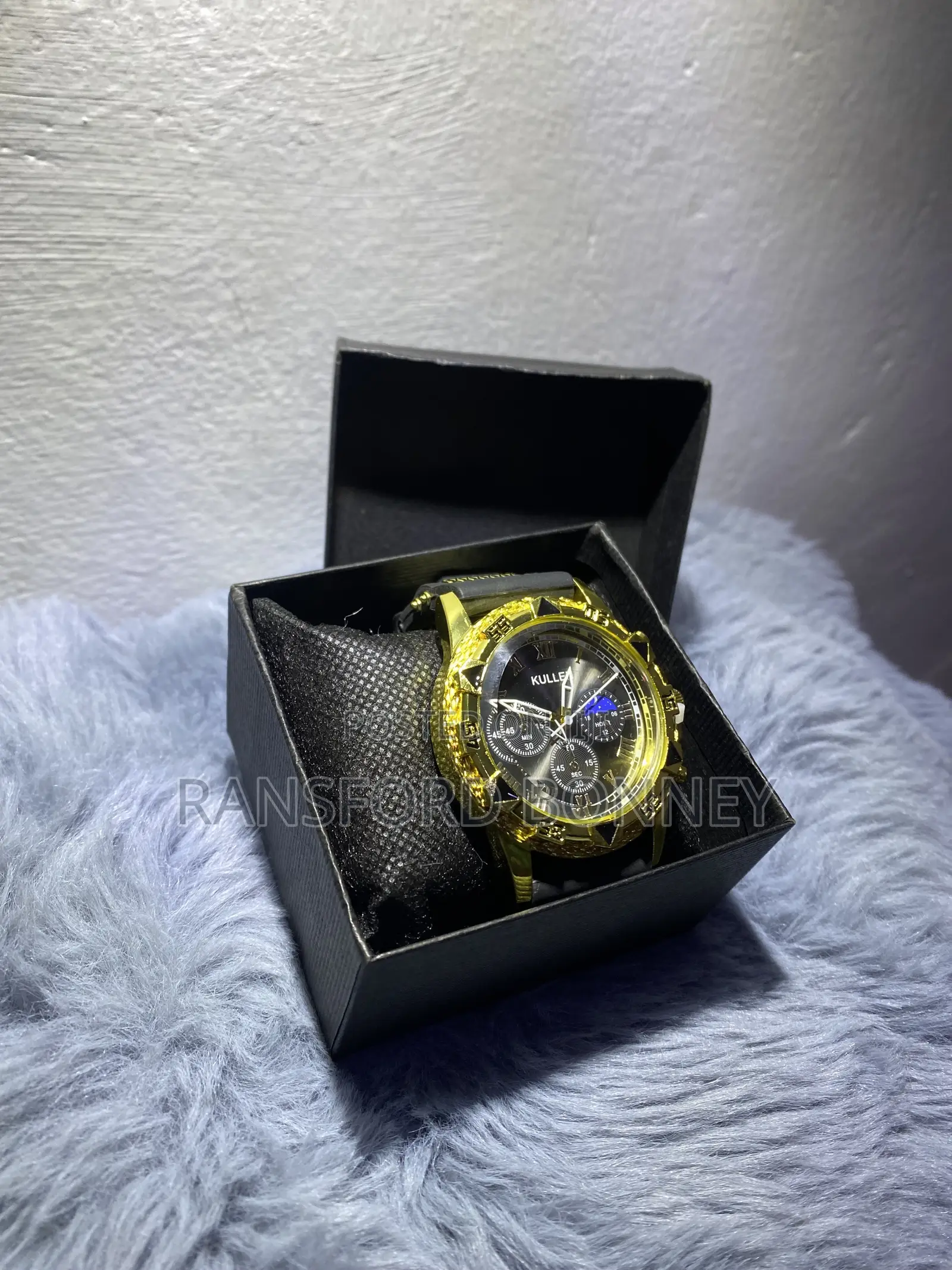 KULLEN Luxury Gold Chronograph Watch