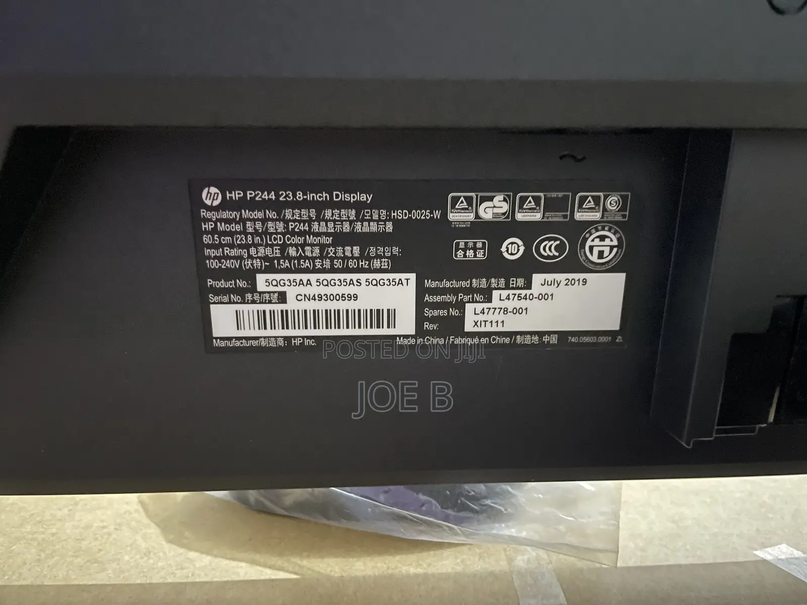 Desktop Computer HP 290 G9 8GB Intel Core i5 HDD+SSD 500GB