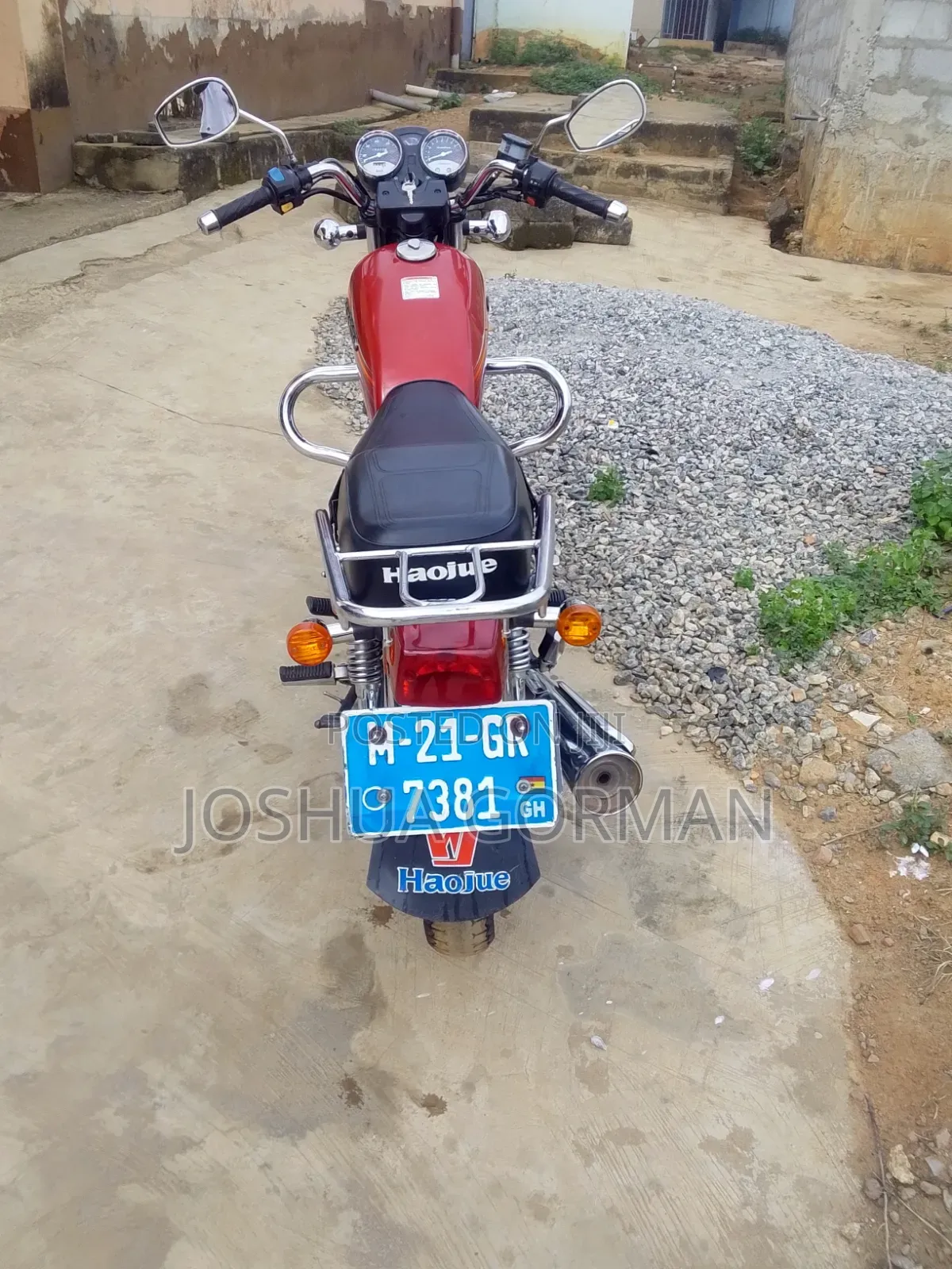 Haojue HJ125-8K 2021 Red