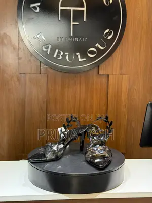 Leaf-Vine Strappy Heels