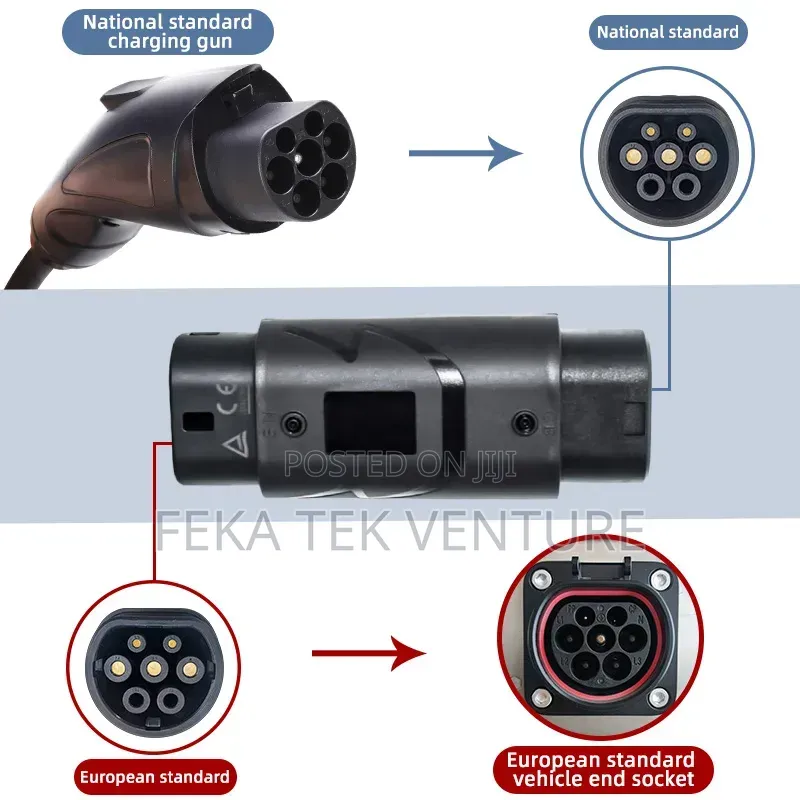 Ev Charger Adapter GBT to Type 2