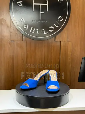 Rogal Blue Mule Heel