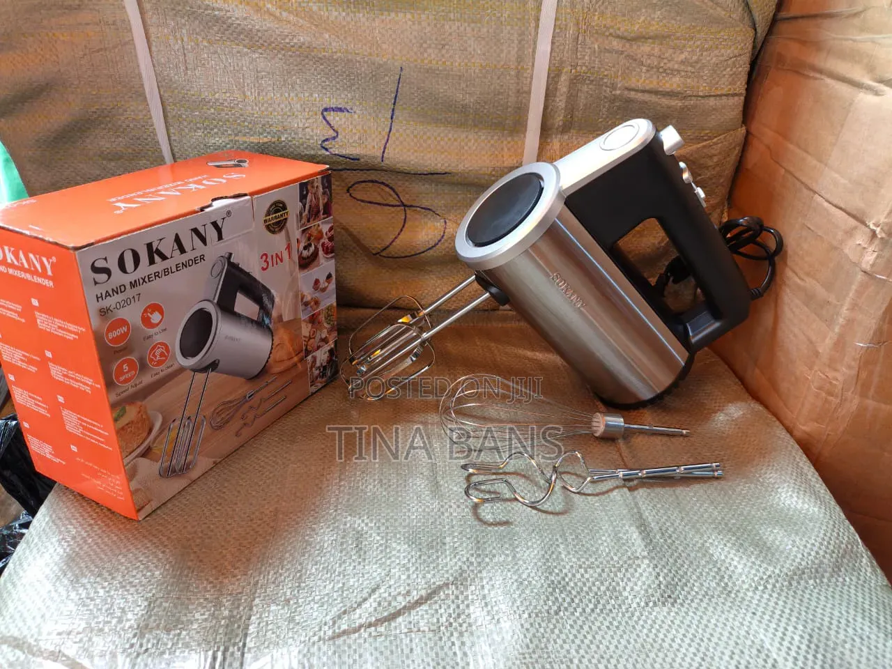 Sokany 3 in 1 Hand Mixer