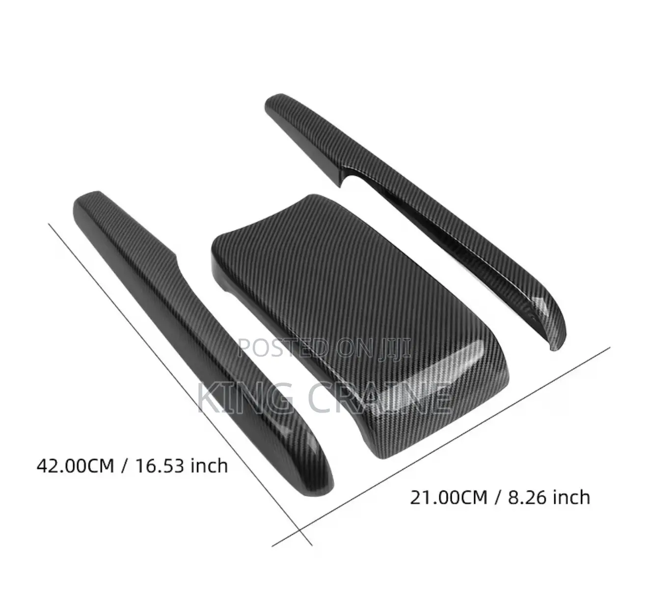 Carbon Fiber Armrest Box Cover