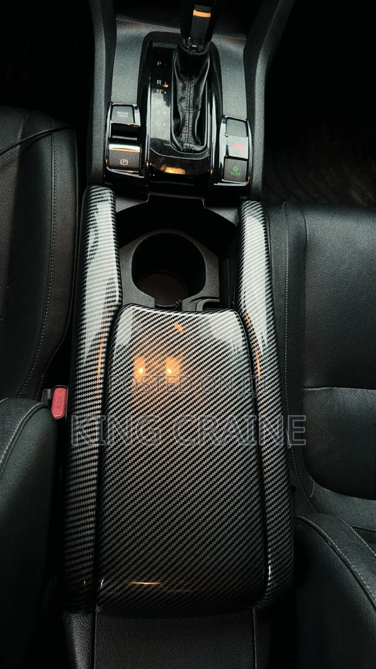 Carbon Fiber Armrest Box Cover