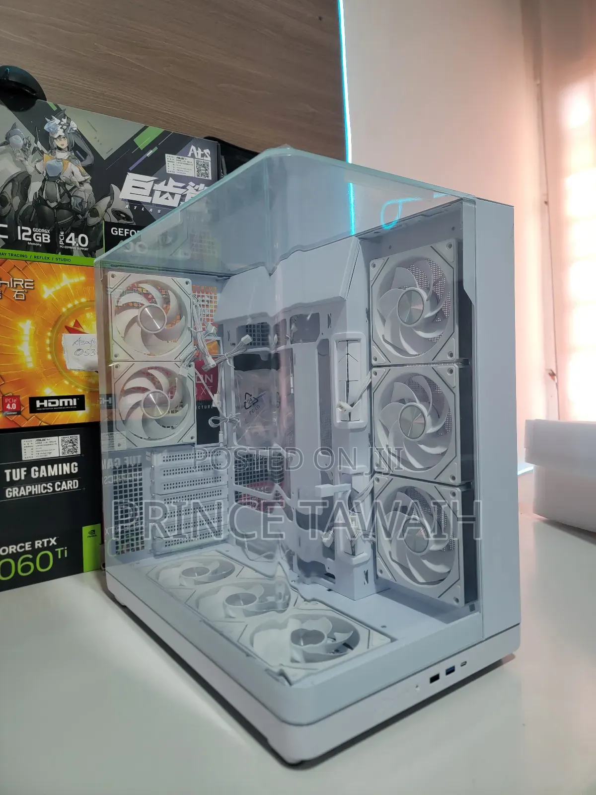 Gaming Case Full Atx Glass Transparent