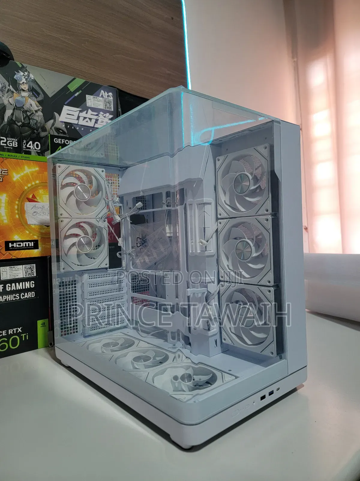 Gaming Case Full Atx Glass Transparent