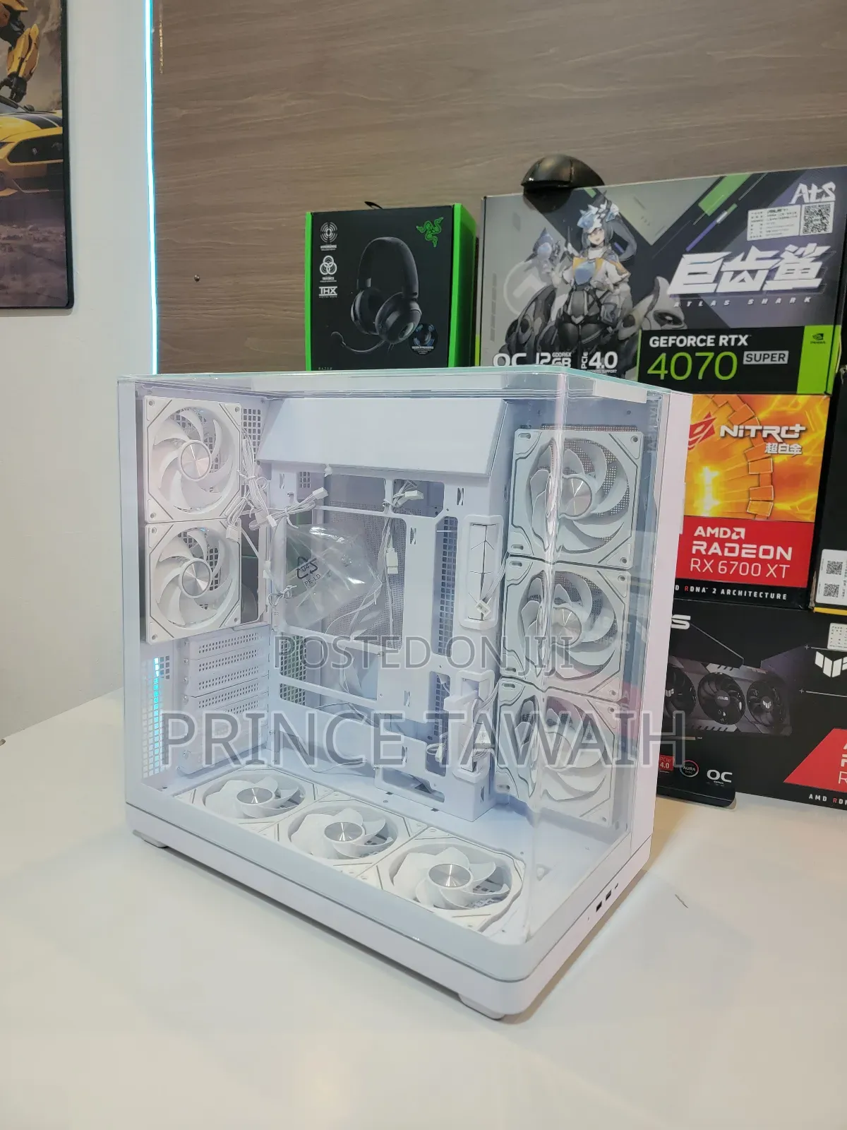 Gaming Case Full Atx Glass Transparent