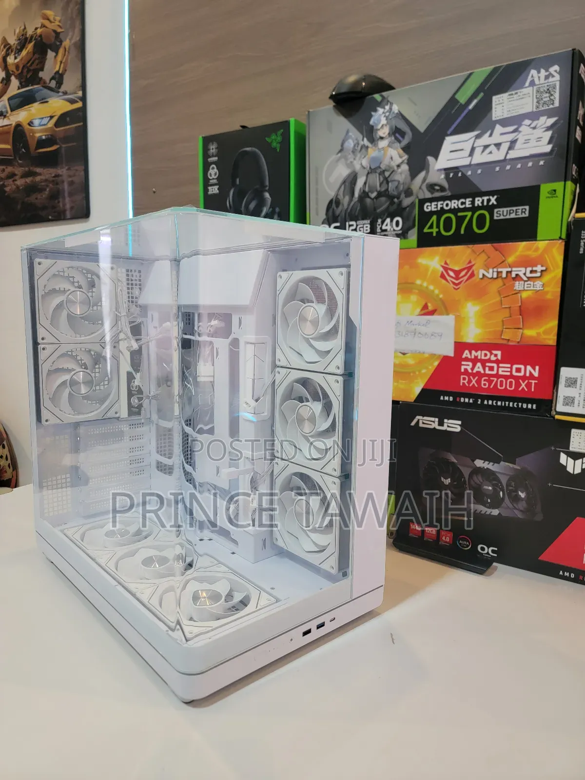 Gaming Case Full Atx Glass Transparent