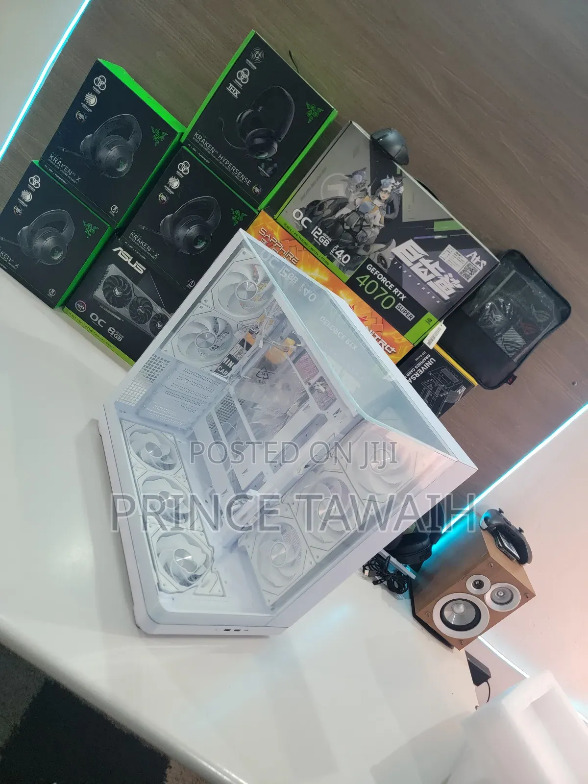 Gaming Case Full Atx Glass Transparent
