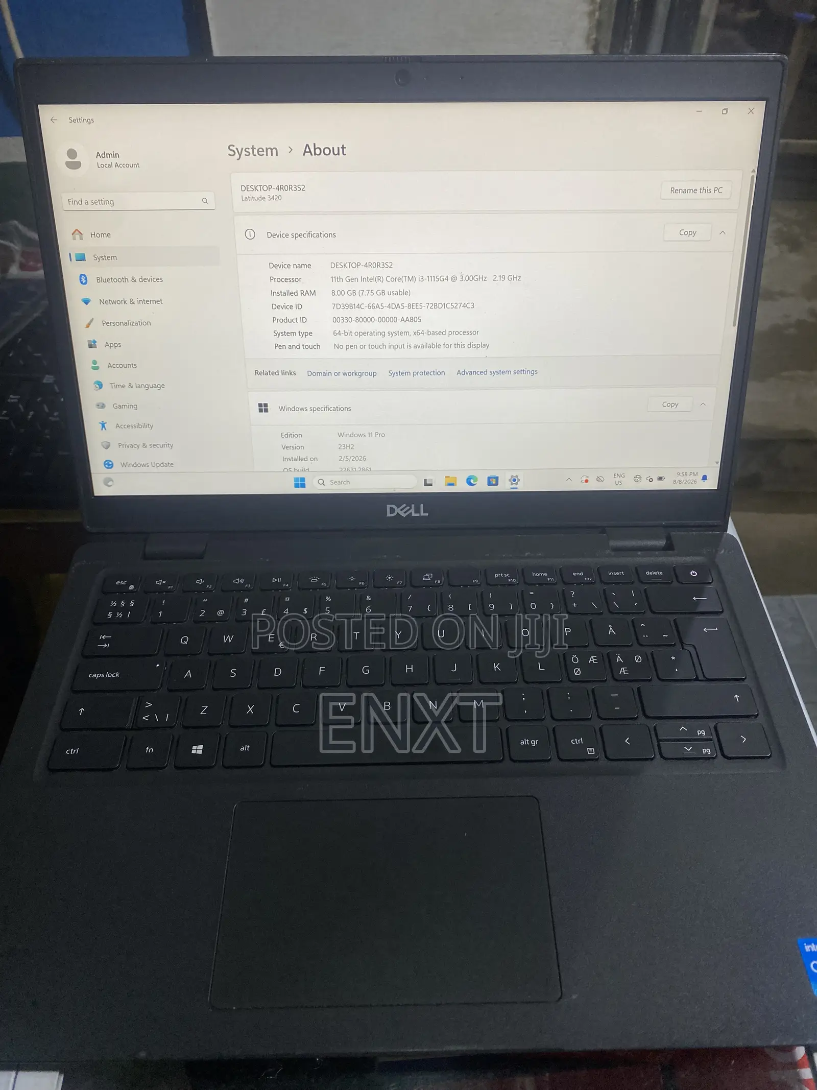 Laptop Dell Latitude 3420 8GB Intel Core i3 SSD 512GB