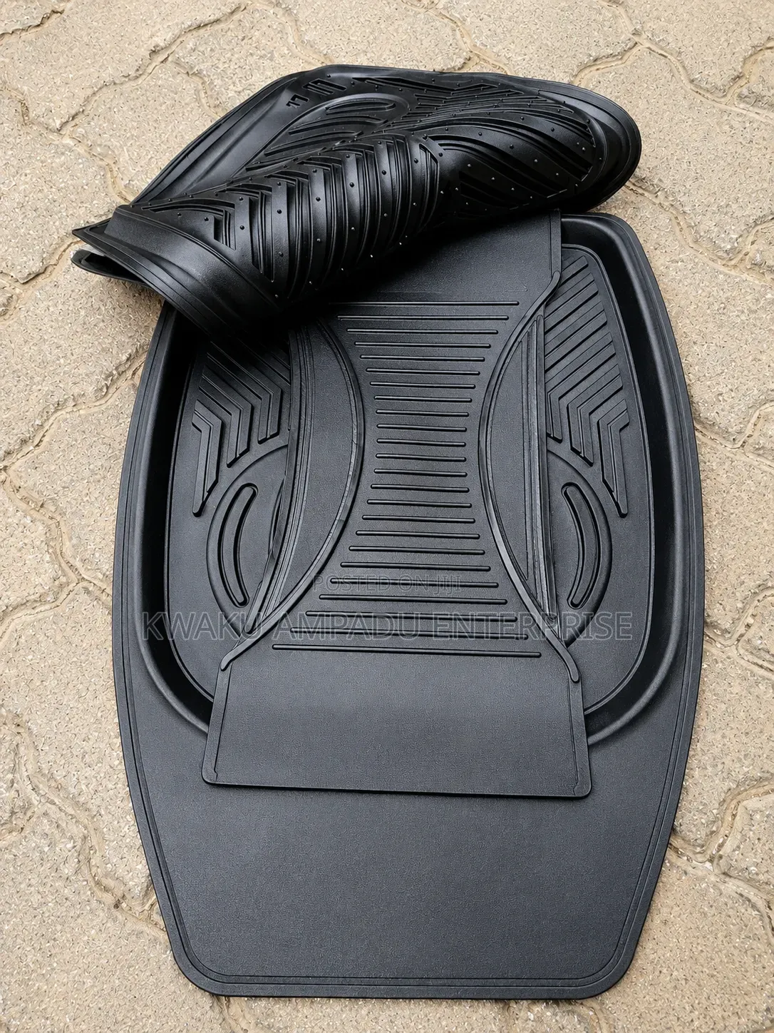 Gye Nyame/ Banana Floor Mat