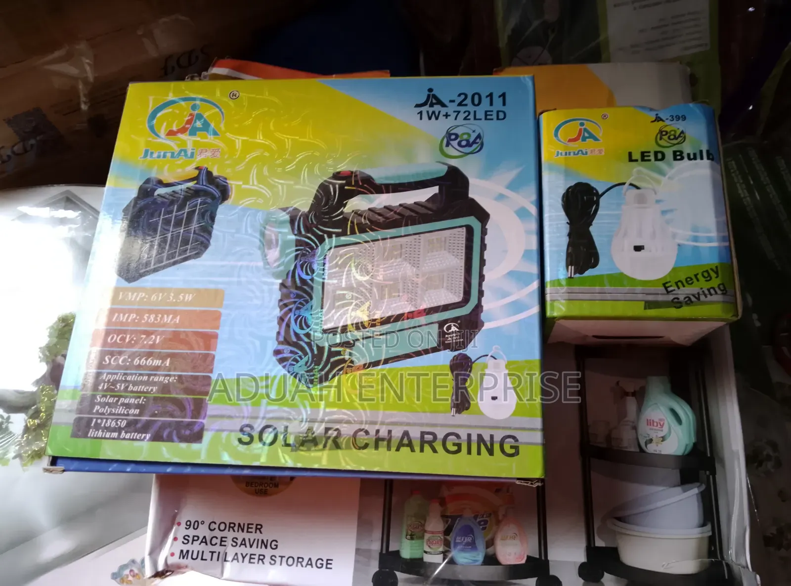 Solar Lamp With Bulb