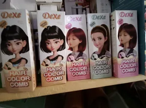 Hair Color With Comb