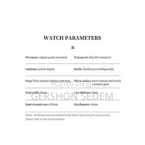 OPK Men’s Wristwatch – Silver Luminous Quartz Watch