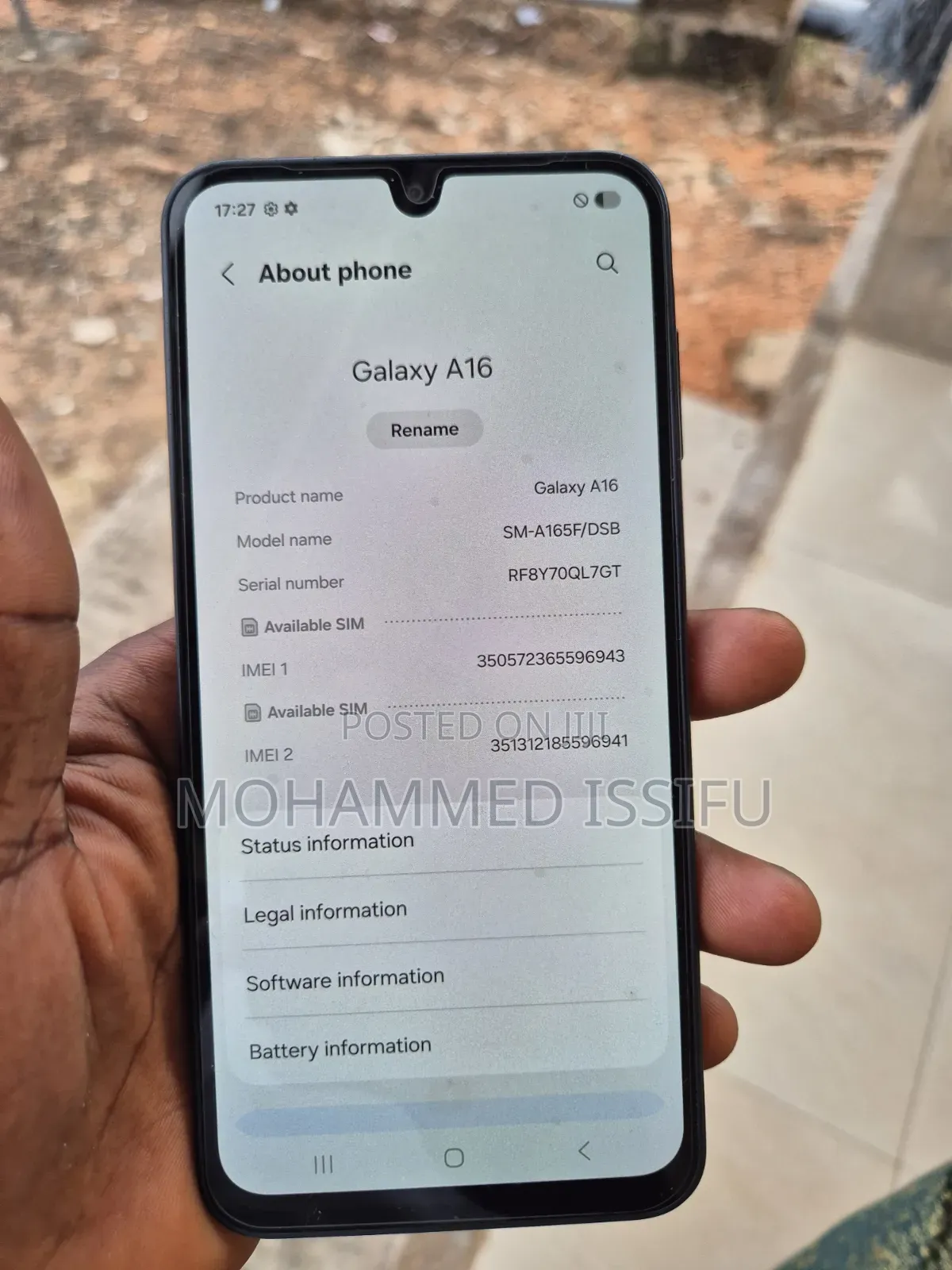 Samsung Galaxy A16 256 GB Black