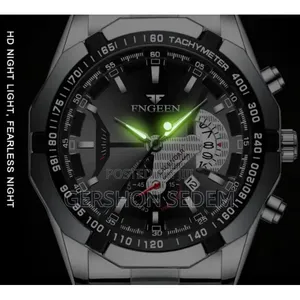 Men's Waterproof Analog Quartz Watch – Large Face