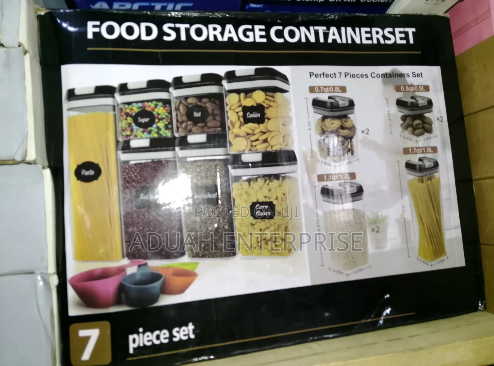7 PCS Air Tight Storage Bowls