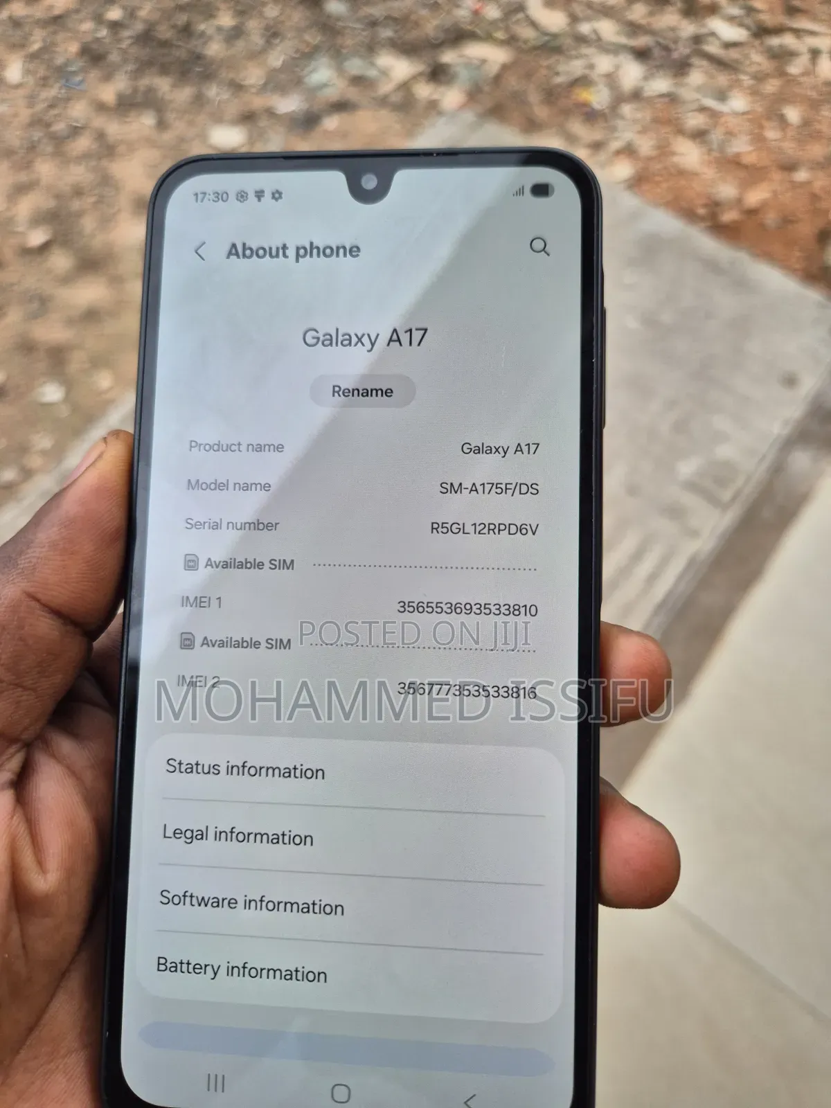 Samsung Galaxy A17 256 GB Black