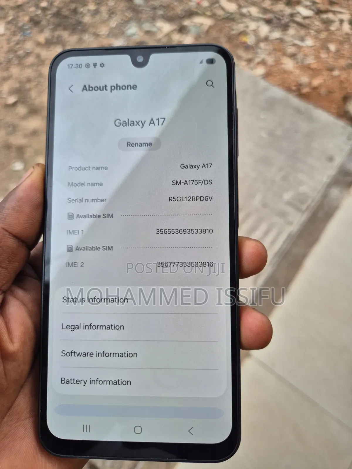 Samsung Galaxy A17 256 GB Black