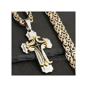 Men’s High-Quality Cross Pendant Necklace