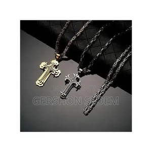 Men’s High-Quality Cross Pendant Necklace