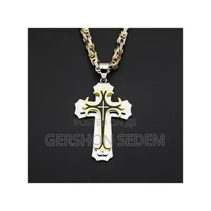 Men’s High-Quality Cross Pendant Necklace