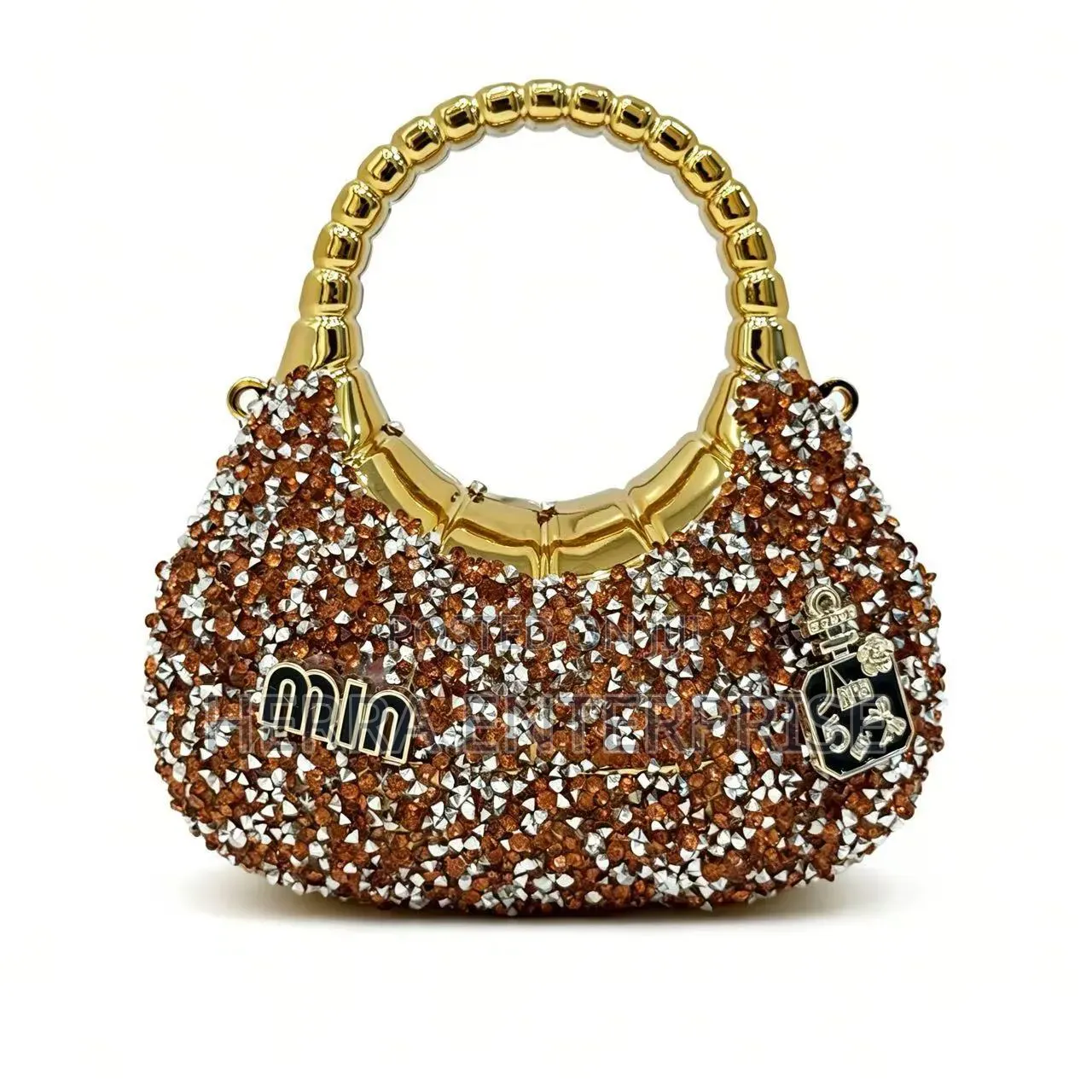 Luxury-Style Rhinestone Mini Bag