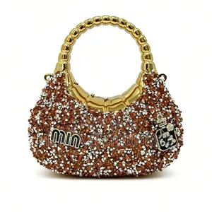 Luxury-Style Rhinestone Mini Bag