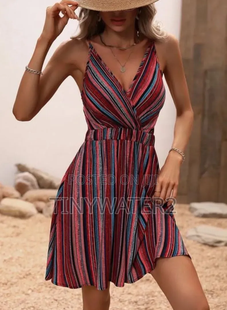 Exquisite Striped Dress