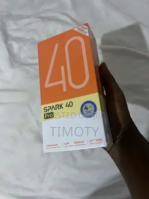 New Tecno Spark 40 Pro 256 GB Black