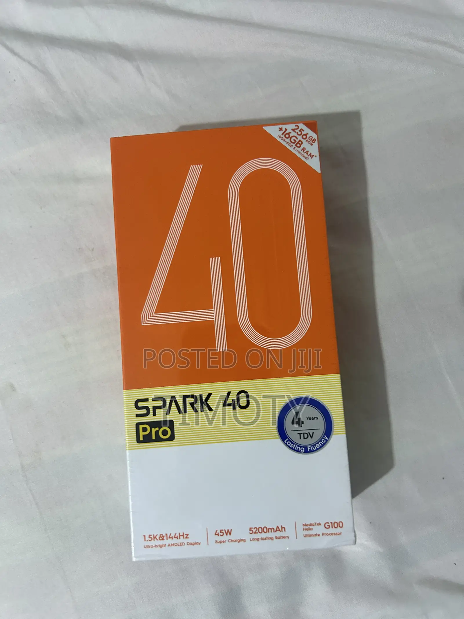 New Tecno Spark 40 Pro 256 GB Black